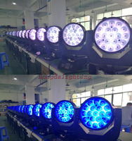 Mac Aura 19x15W RGBW 4in1 LED Stage Light 19*15W DMX Zoom Strobe LED Wash Moving Head Light pour DJ Bar Disco