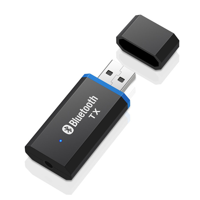 TX3 Blue-tooth 5.0 USB Audio Transmitter Adapter 3.5mm AUX Stereo Jack for Headphone Speaker for TV PC AUX Headphone Receiver