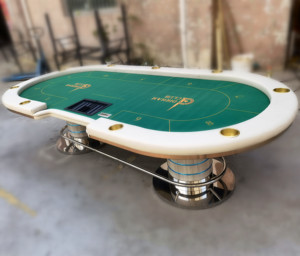 L'histoire La Personnalisation 52 pouces Ronde Table De Poker avec En Bois Lion Griffe ou En Acier Inoxydable - Product Image 2