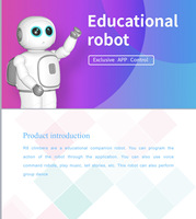 Robot grimpeur intelligent R8 version anglaise, jouet d'accompagnement pour enfants, équipement de service interactif pour la danse