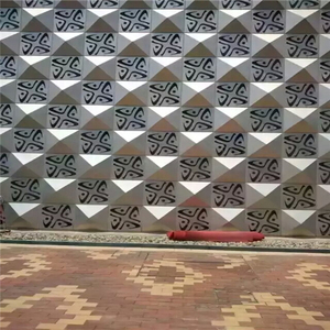 Panneau décoratif en aluminium perforé découpé au laser pour murs extérieurs - Product Image 4