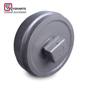 Part Undercarriage Excavator Kualitas OEM SH200 SH220 SH300, Roda <span class=keywords><strong>Idler</strong></span> Depan, Roda <span class=keywords><strong>Idler</strong></span> Track <span class=keywords><strong>KRA1198</strong></span> KBA0877 C8A0173 - Product Image 5