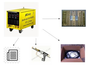 IKING Thyristor Machine de soudage des goujons Machine de soudage à l'arc M16 Soudeuse de goujons de cisaillement - Product Image 2