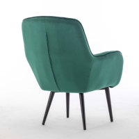Conception ergonomique moderne Revêtement confortable en tissu de velours Mobilier de salon Fauteuil de salon Chaise de salle à manger