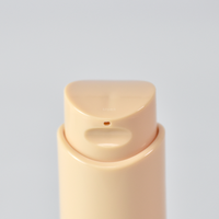 Flacon pompe sans air en plastique personnalisé de luxe rechargeable de 15 ml pour crème de soin de la peau, lotion cosmétique, sérum, par KINPACK