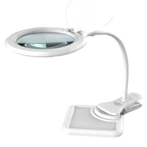 Ergonomic Design 4Inch 2W Desktop Clip on <b>Light</b> Soft Glow Lamp for <b>Reading</b> <b>Books</b> Newspapers Detailed Tasks - Product Image 3