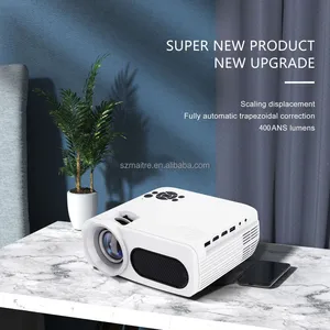 Venta caliente House Theater HD Video Movie Player M7 Blanco Proyectores portátiles Sistemas Android9 Soporte BT Connect Decodificación de Video 8K - Product Image 2