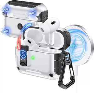 Funda Protectora Resistente para <span class=keywords><strong>AirPods</strong></span> Pro 3 2025, Cubierta Protectora de Cuerpo Completo de Lujo para <span class=keywords><strong>Airpods</strong></span> Pro 3, Funda a Prueba de Golpes - Product Image 3