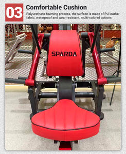 Machine professionnelle commerciale d'entraînement d'équipement de sport chargée par plaque d'acier pour le relèvement latéral de deltoïdes arrières par la <span class=keywords><strong>musculation</strong></span> - Product Image 6