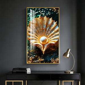 Panel Decorativo LED Personalizable con Marco de Arte, Paisaje, Decoración de Pared, Pintura Abstracta Musulmana en Porcelana de Cristal, Panel Colgante LED para el Hogar - Product Image 5