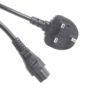 Enchufe 3P del Reino Unido aprobado por VDE a cable de alimentación IEC C5-Fusible de 5 amperios instalado, garantía de 10 años - Product Image 1