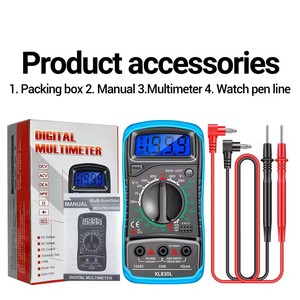 Độ chính xác cao XL830L kỹ thuật số profissional vạn năng kế điện Vôn kế Ampe kế AC DC điện áp Tester điện dung Meter - Product Image 3