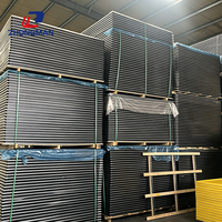 Clôture de sécurité en métal sur mesure 1650*600, grillage soudé pour protection de machines et robots, treillis de sécurité, embouts de poteaux de clôture