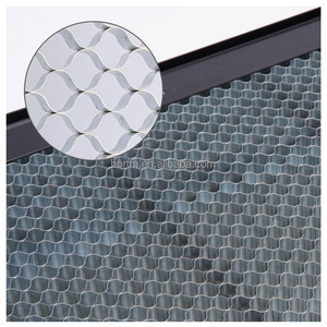 Sloufun-Placa de mesa de trabajo de nido de abeja con Regla de medición, paquete de 2 unidades, cortador de láser, Panel Protector Mate - Product Image 1