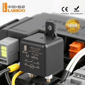 Relais de démarrage automobile LANBOO 12V 24V haute intensité 120A 150A 200A SPST 1NO, relais électromagnétique de puissance automobile robuste - Product Image 2