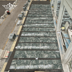 Carreaux de quartzite émeraude poli de luxe GOLDTOP pour les murs décoratifs des halls d'hôtel et les panneaux d'accentuation des salons VIP - Product Image 3