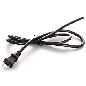 Canada/US/CAS UL 10/13/15A 125v 2 Pin AC Cable Plug Polarized Prong IEC 320 C7 Power Cord Power Supply Cord Wholesale Computers