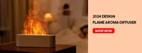 Diffuseur d'arôme humidificateur d'air ultrasonique brumisateur frais brumisateur Led huile essentielle flamme lampe Difusor