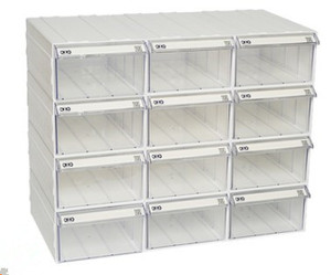 Warehouse <strong>Plastic</strong> <strong>Stackable</strong> Storage <strong>Drawers</strong> for Hardware Accessories,craft,Electronic Component - Product Image 3