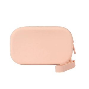 Pochette en silicone pour bonbons, fermeture éclair lisse, poignée souple, étui pour écouteurs, organiseur de portefeuille, trousse de maquillage personnalisée, sac de voyage pour cosmétiques - Product Image 6