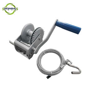 <span class=keywords><strong>Treuil</strong></span> manuel d'une capacité de 700lb, mini <span class=keywords><strong>treuil</strong></span> à main à manivelle, <span class=keywords><strong>treuil</strong></span> de remorquage à câble en acier de 26 pieds - Product Image 3