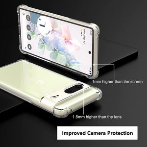 Funda de teléfono de TPU transparente, reforzada, a prueba de golpes, para Google <span class=keywords><strong>Pixel</strong></span> 7 Pro - Product Image 4