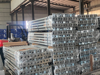 Étaiement de coffrage de construction en acier, échafaudage de soutènement, support de plancher, vérin de levage, solution de conception graphique pour usine