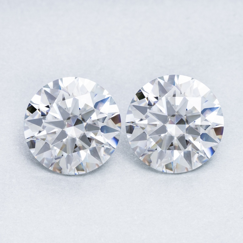 3.0Mm-10Mm D Warna VVS Putih Longgar Moissanite Berlian 1ct 2ct 3ct Pass Diamond Tester Moissanite Batu Permata