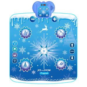 محمولة للبلوتوث اللاسلكية 4-مفتاح حصيرة الرقص للأطفال للماء والموسيقى متزامنة أضواء عدم الانزلاق لعبة وسادة اللعبة التعليمية - Product Image 3