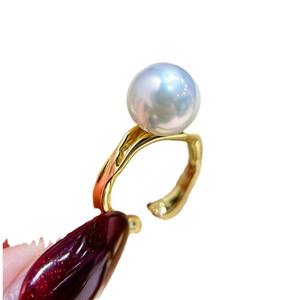 10495DIY แท่นวางเครื่องประดับเงินเรียบง่าย พร้อมแหวนเงิน S925 สำหรับลูกปัดทรงกลมขนาด 8-11 มม. และอุปกรณ์ตกแต่งมุก - Product Image 5