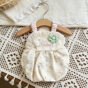Hi Kitty Country Puff Pumpkin Dress, Summer Thin Breathable Cute <b>Clothes</b> for <b>Cats</b> and Dogs, Small Teddy Bear/Bichon Frise - Product Image 5