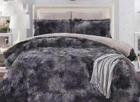 Literie en peluche hirsute de luxe chaude 4 pièces ensemble King king size duveteux chaud bonne qualité couette ensemble pour l'hiver
