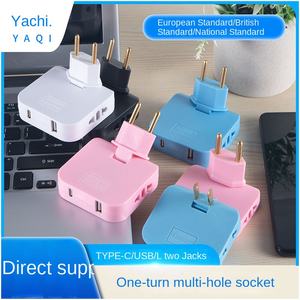 क्रॉस-बॉर्डर अनन्य यूरोपीय रूसी दक्षिण-पूर्व एशियाई दक्षिण अमेरिकी कारों यूएसबी गेज कनवर्टर प्लग 3 एसी आउटलेट sdk संगत - Product Image 3