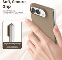 Étui magnétique fin en silicone liquide pour iPhone Duo, design monobloc, étanche et antichoc