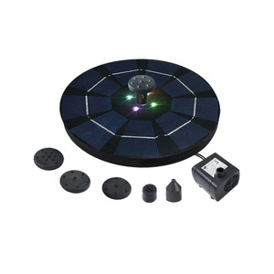 Solar Powered Fountain <b>Light</b> With Led And Water Blocking Protection For Garden Pond Landscape - Product Image 1