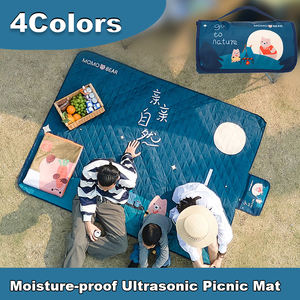 Alfombrilla portátil ultrasónica para almacenamiento, impermeable, con película de aluminio gruesa, a prueba de humedad, para exteriores, para acampar y hacer picnic - Product Image 6