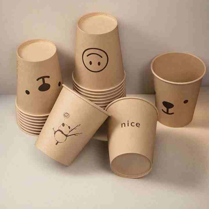 Single Wall Kraft Paper Cups - Perfect for Coffee & More