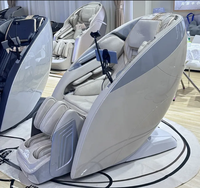 Fauteuil de massage 4D à double moteur, flexible, avec rail SL, zéro gravité, airbag corps entier, chauffage au graphène, inclinable – Vente en gros pour distributeurs