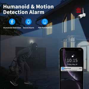 Hiseeu Two Way Audio H.265 8CH <b>Wireless</b> NVR Kit 5MP CCTV Camera <b>System</b> HD Waterproof P2P Outdoor Wifi Set WNKIT-4HB315 <b>Wireless</b> - Product Image 2