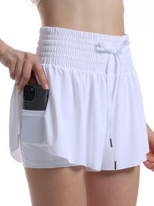 महिलाओं के लिए शुद्ध रंग आकस्मिक ग्रीष्मकालीन फ्लोय एथलेटिक शॉर्ट्स महिलाओं के लिए शुद्ध रंग आकस्मिक ग्रीष्मकालीन फ्लोय एथलेटिक शॉर्ट्स - Product Image 6