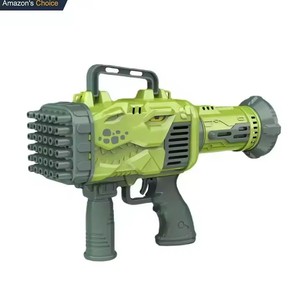 Bán buôn khủng long hình điện tự động Máy bong bóng 32 lỗ <span class=keywords><strong>gatlin</strong></span> Súng Bong Bóng vui vẻ ngoài trời chơi đồ chơi cho trẻ em - Product Image 2