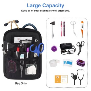 Многофункциональная поясная сумка для медсестер 4-в-1: карманы для медицинских принадлежностей, держатель для лент, органайзер для стетоскопов и перевязочных материалов - Product Image 6