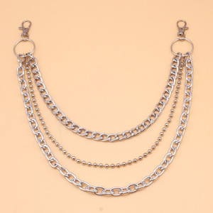 yuelyueli Waist <b>Chain</b> Multi Layered Metal Punk Style Hip Hop Fashion Body <b>Chain</b> For Women Daily Wear Zinc Alloy Geometric Design - Product Image 4