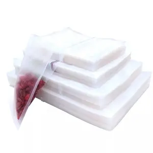 Transparante Behoud Zak Custom Logo Afdrukken Plastic Pouch Food Storage Seal Biologisch Afbreekbaar Food Vacuum Sealer Verpakking Zakken