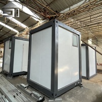 Offre Spéciale de toilette mobile design moderne Cabine portable à bas prix avec dispositif d'étanchéité Maison mobile préfabriquée en acier