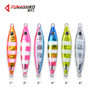 FUNADAIKO <span class=keywords><strong>JMS</strong></span> 125 30g-60g señuelo de pesca luminoso de metal de plomo cebo señuelo jigging de agitación lenta - Product Image 3