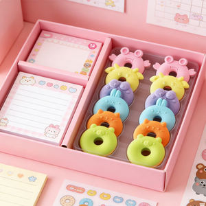 Borradores Creativos al por Mayor, Juego de 12 Borradores con Forma de Donut - Product Image 3