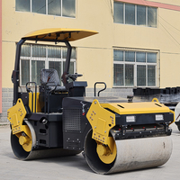 Compacteur routier de 4 tonnes certifié CE, fabriqué en Chine, pour le compactage du béton et de l'asphalte