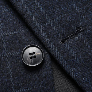 <span class=keywords><strong>Costume</strong></span> à motifs ligne décontractée pour hommes automne et hiver nouveau <span class=keywords><strong>costume</strong></span> élastique sans repassage pour hommes coupe ajustée <span class=keywords><strong>veste</strong></span> haut pour hommes - Product Image 4