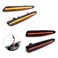 4 Luces LED Laterales Blancas, Ámbar y Rojas para Chevy Chevrolet Corvette C6 2005-13, Luces Indicadoras de Señalización para Guardabarros, Venta al Por Mayor